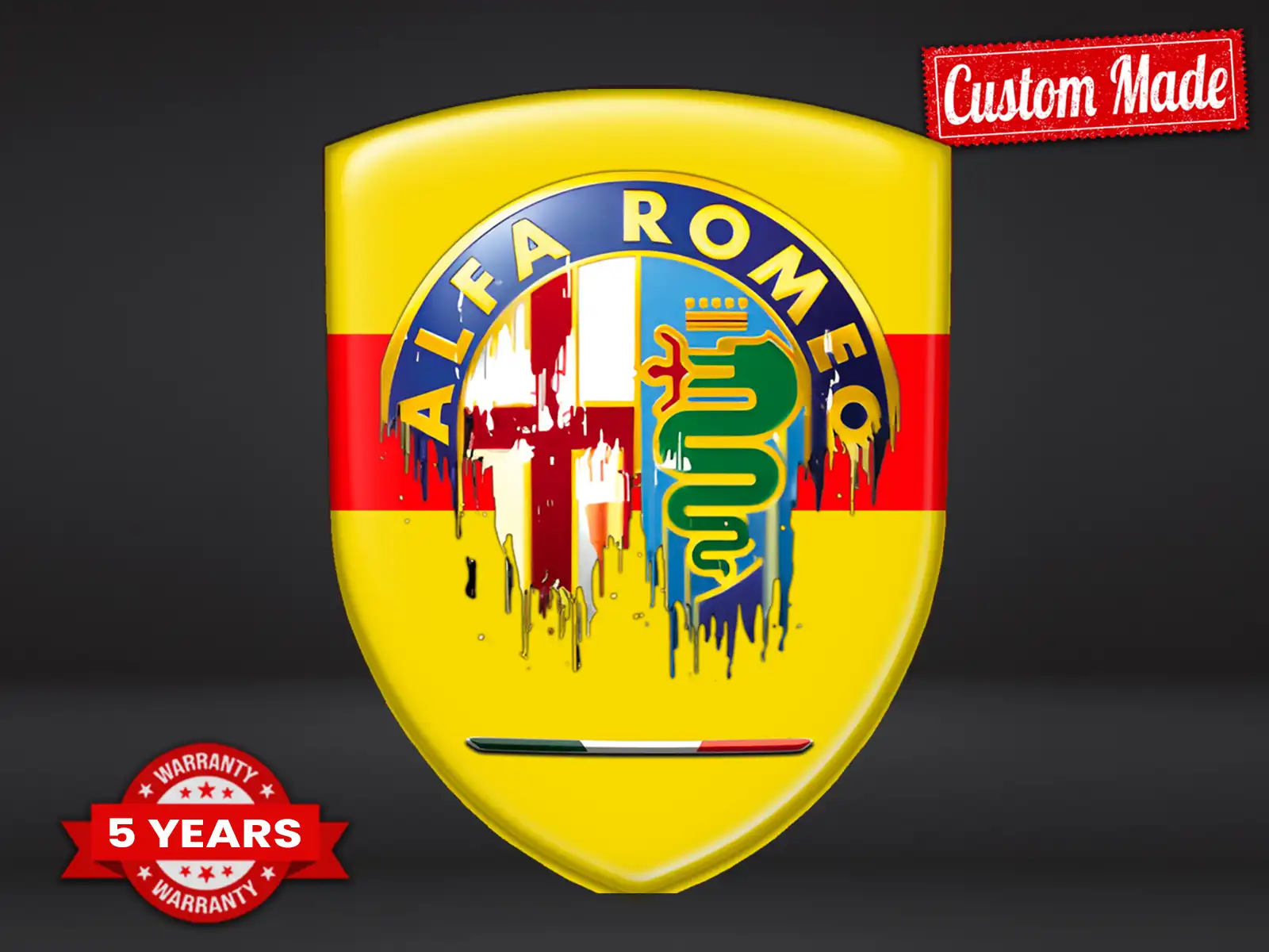 Alfa Romeo Logosticker Business Anpassbar Robust